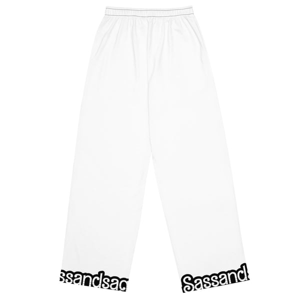 All-over print unisex wide-leg pants – Sassandsag