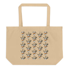 Large organic tote bag