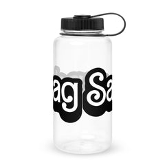 Wide mouth plastic water bottle