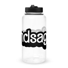 Wide mouth plastic water bottle