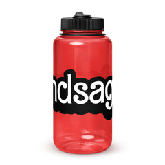 Wide mouth plastic water bottle