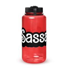 Wide mouth plastic water bottle